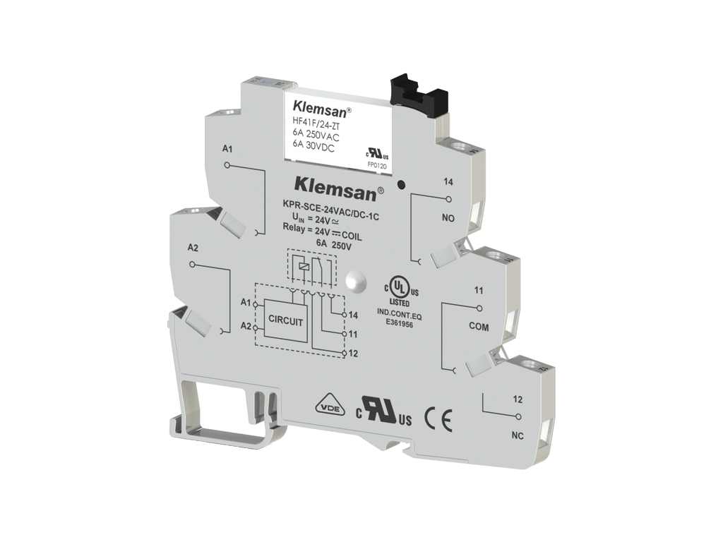 RELE INTERFACE P/RIEL. 1NO/1NC 115VAC/DC (270840)