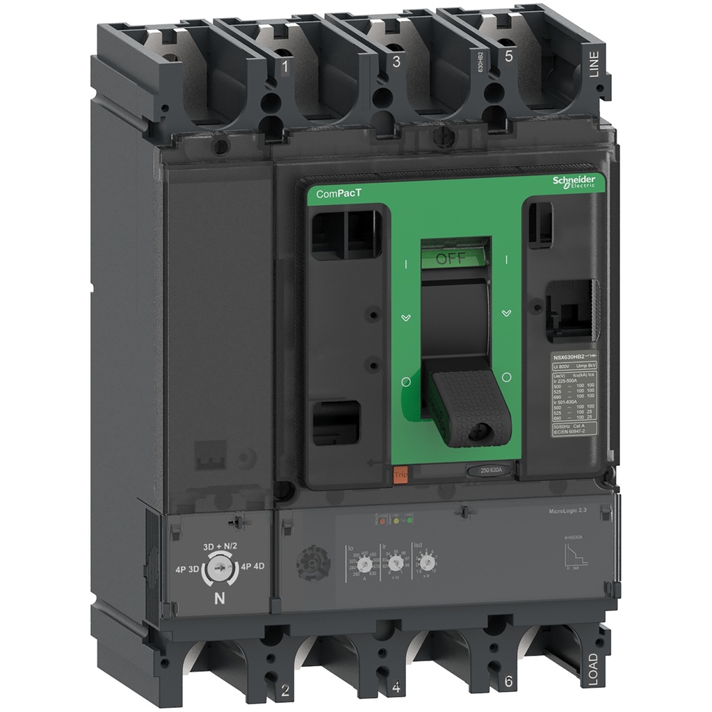 INT. IND. 160-400A 220/240/440V TETRAPOL