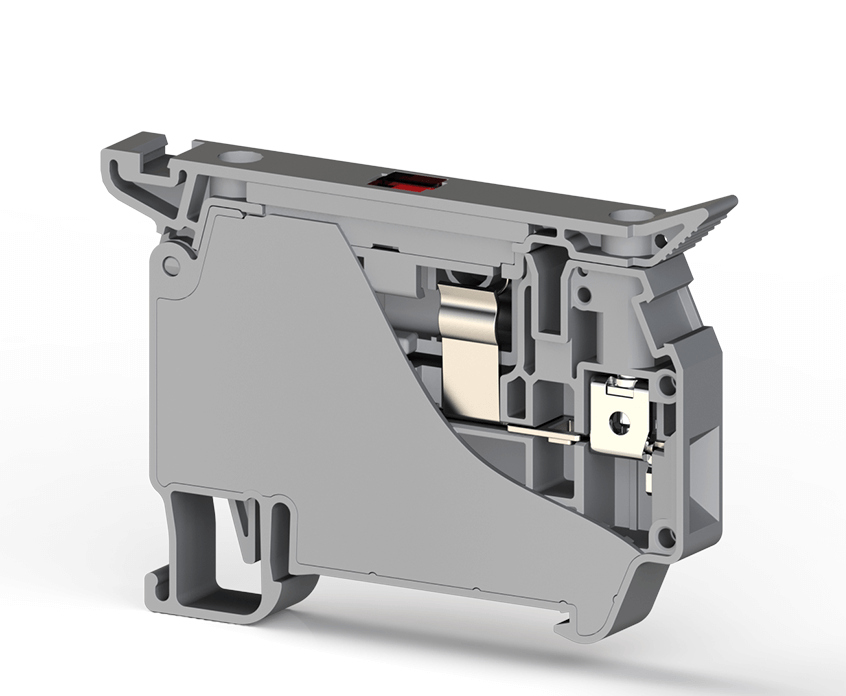[ASK5LD110] BORNA D/CONEXION PORTAFUSIBLE C/LED 110V (353449)