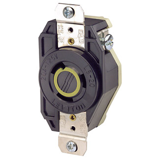 [2310] TOMA INCRUSTAR 3x20A 125V-L5-20 LEVITON