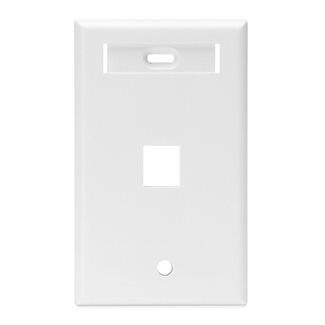 [42080-1WS] FACE PLATE 1 PTO BLANCO LEVITON (VYD0203)