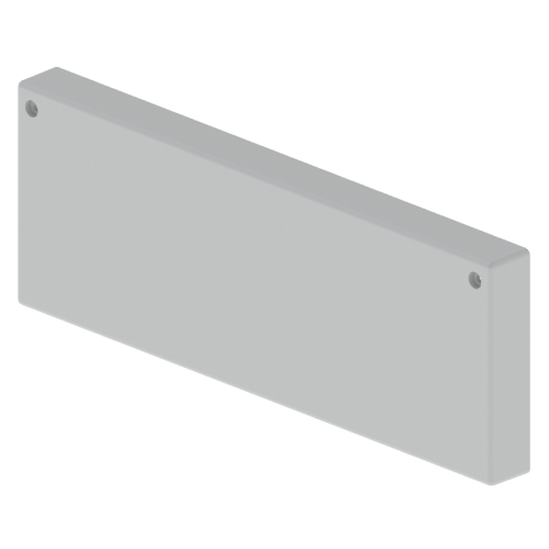 TAPA FINAL P/BANDEJA 300X100MM PVC INTEM