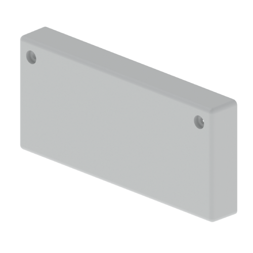 TAPA FINAL P/BANDEJA 150X60 PVC INT