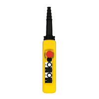 ESTAC. D/MANDO 4 PULS.COLGANTE + P/EMERG 40MM 1 NC