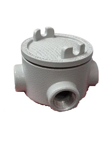 [S7-GUAX075] CAJA REDONDA EN X DE 3/4" C/TAPA ROSCADA