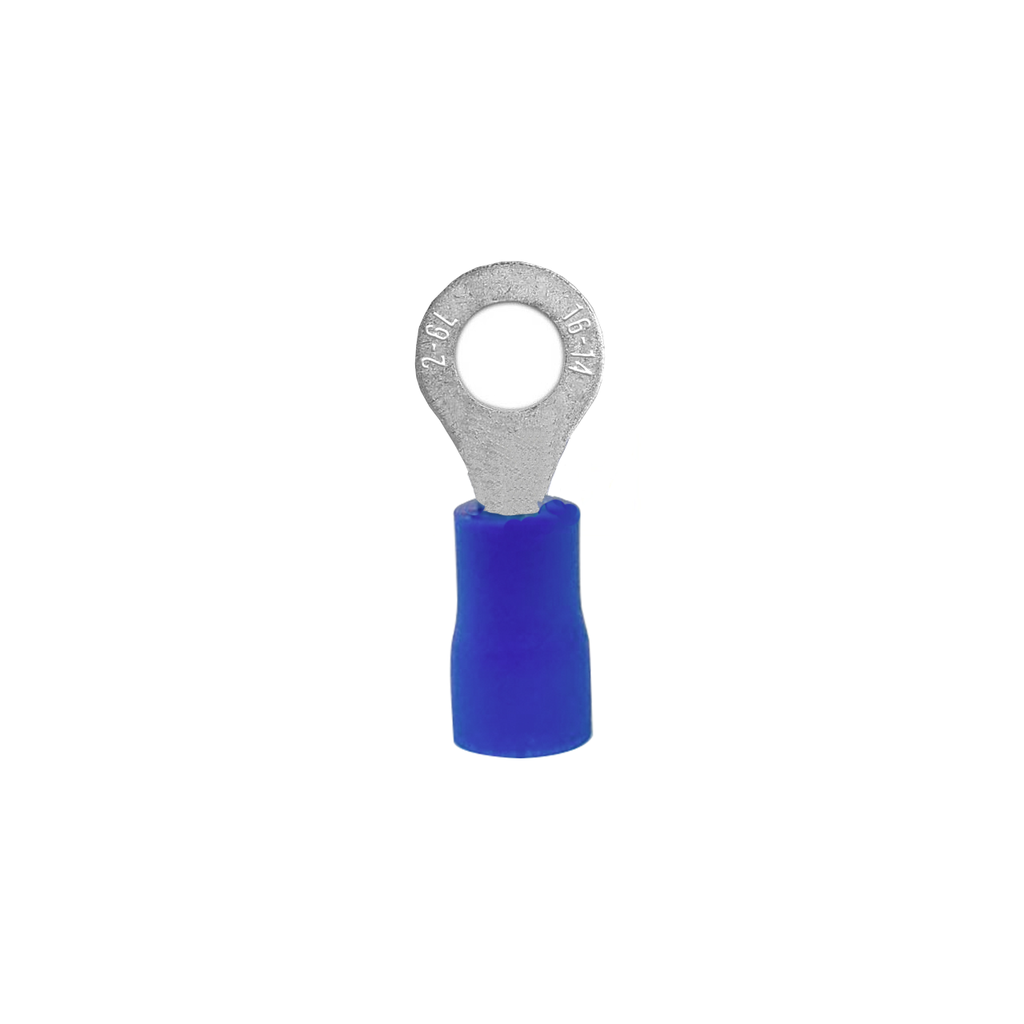 [RF26] TERMINAL "OJO" 16-14 1/4 AZUL 6.4mm (247