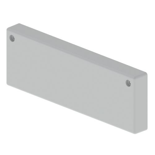 TAPA FINAL P/BANDEJA 200X60mm PVC INTEMP
