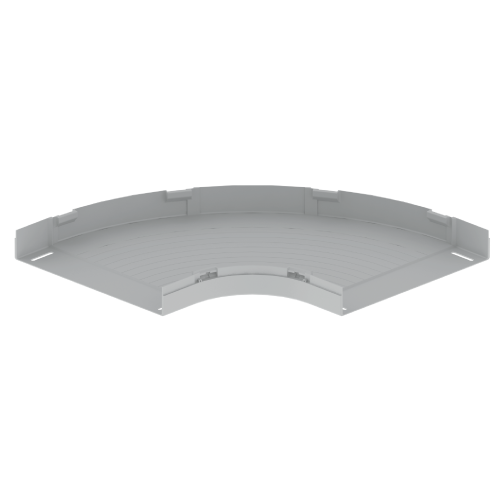 CURVA H/TAL P/BANDEJA 400X60mm 90o PVC