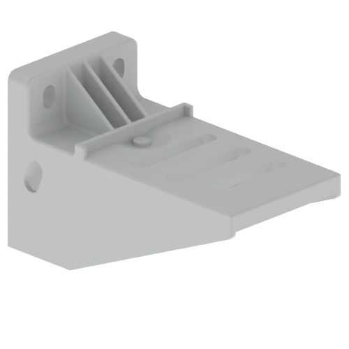 SOPORTE H/TAL AISLANTE 100mm PVC GRIS