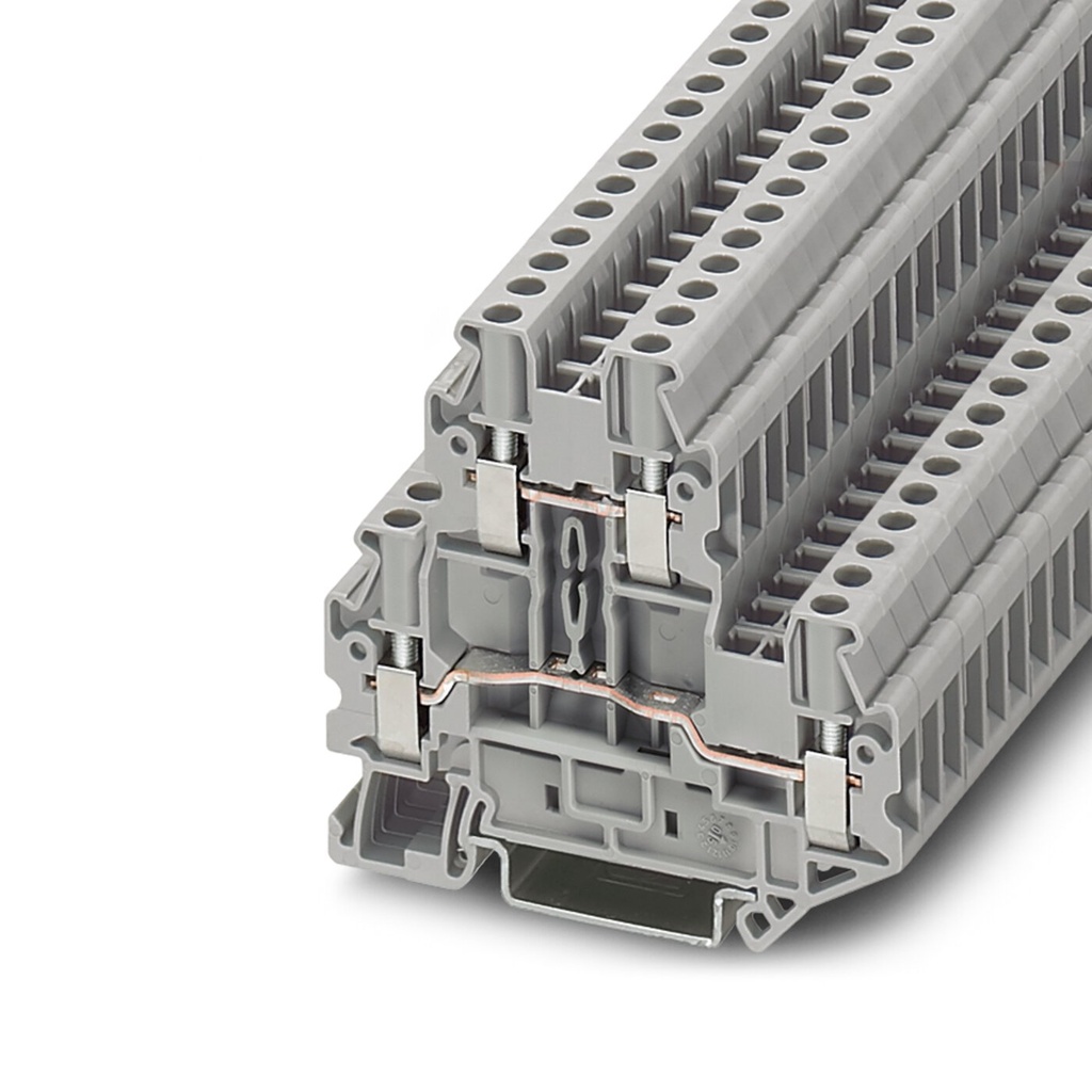 [UTTB-2.5] BORNA D/CONEXION 24AMP 26-12AWG GRIS