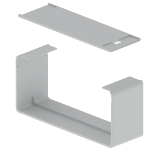 CUBRELUZ P/BANDEJA 150X60 MM PVC INTEMPE