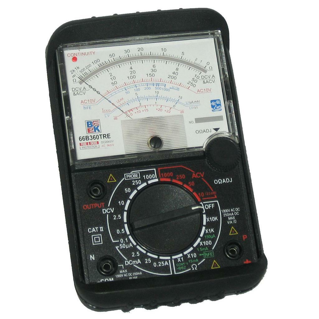 [66B360TRE] MULTIMETRO ANALOG.AC/DC 10/50/250/1000V
