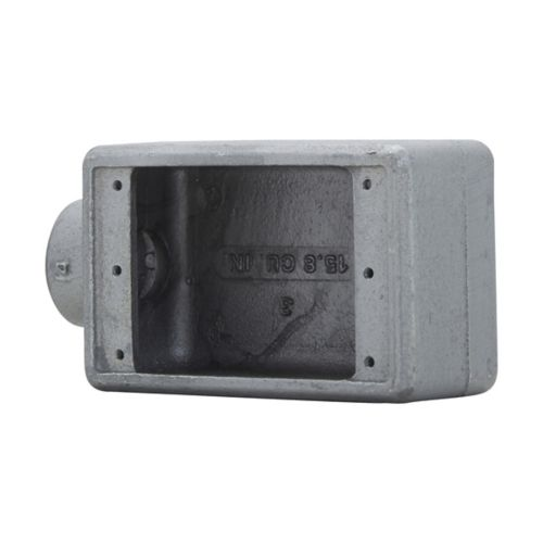 CAJA 1 SALIDA 3/4" 2x4 EN HIERRO