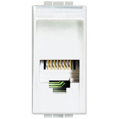 [N4258/11N] CONECTOR TELEF. RJ11 (4/6). 1 MOD.