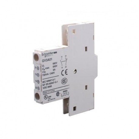 BLOQUE AUX. 1NA+1NC PARA GV3 (034333)