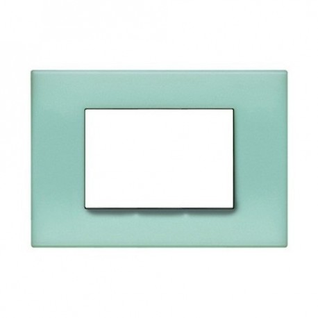 PLACA LIGHT VERDE OPACO. 3 MOD.