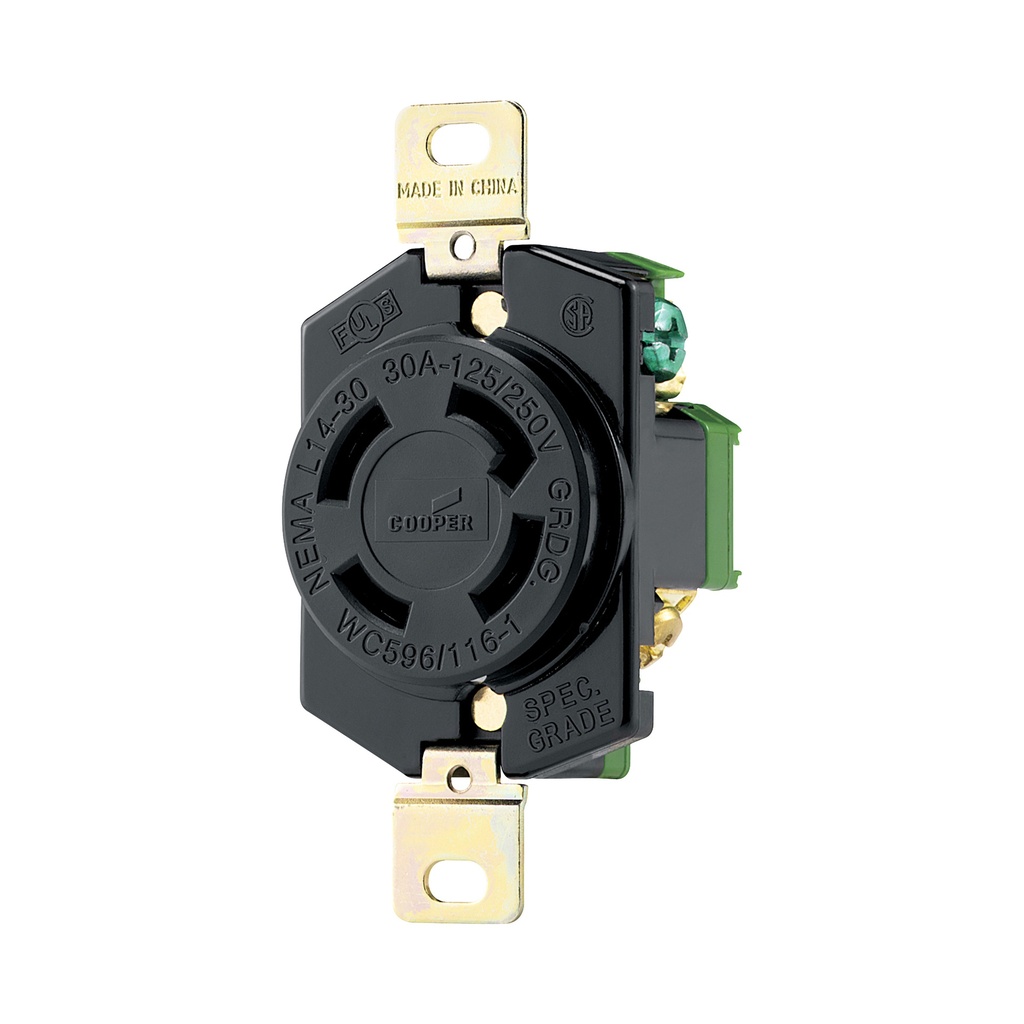[L1430R] TOMA INCRUSTAR 4x30A 125/250V 3P+T