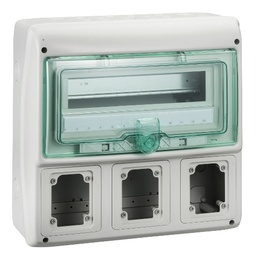 CAJA PLASTICA 32X32X10 CMS KAEDRA P/3