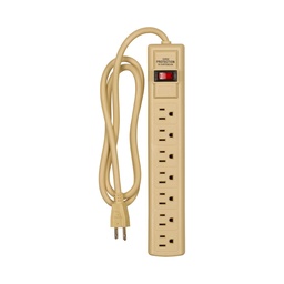 MULTITOMA 7 PUESTOS 125V 15A C/SUPRESOR