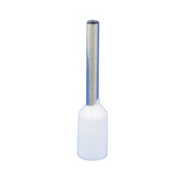 TERMINAL PIN HUECO 20 AWG BLANCO AISLADO (E7510)