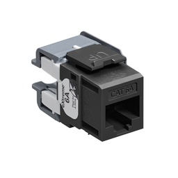 TOMA JACK RJ45 CAT 6A COLOR NEGRO (10G) (VYD0219)