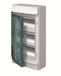 CAJA PLASTICA 320X155X600 MM 3 FILAS IP65 GRIS