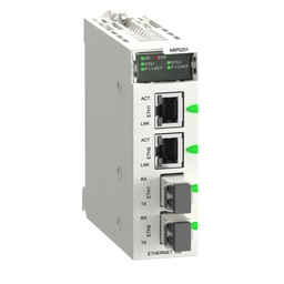 CONVERTIDOR D/MEDIOS D/FIBRA OPTICA MODICON X80 24V 100Mb 2 RJ45